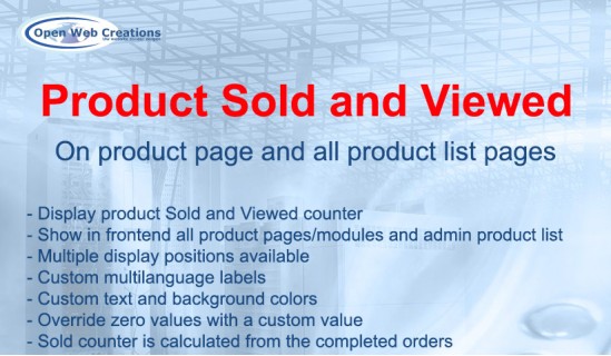 Product Sold and Viewed
