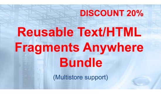 Reusable Text/HTML Fragments Anywhere Bundle