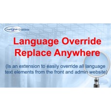 Language Override Replace Anywhere