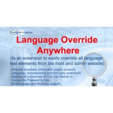Language Override Anywhere