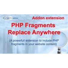 PHP Fragments Replace Anywhere