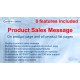 Product Sales Message with 8 features