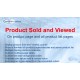 Product Sold and Viewed