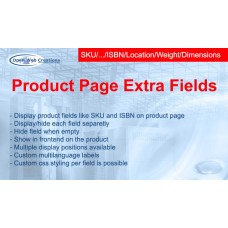 Product Page Extra Fields