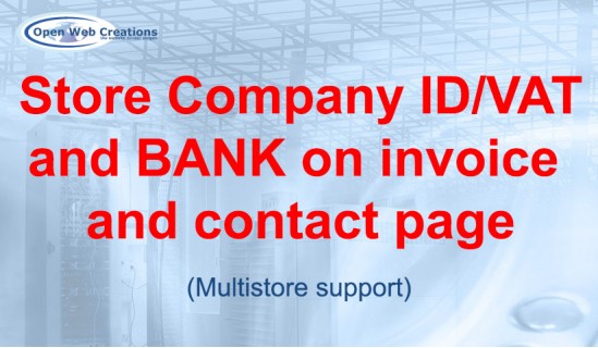 Store Company ID/VAT/IBAN/BIC image